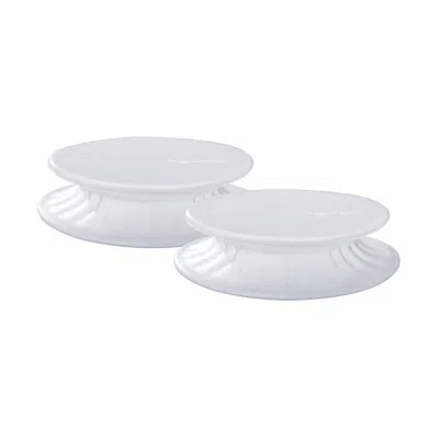 Lekue Reusable Flexible Strech Top Lid, Platinum Silicone In White