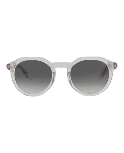 Philipp Plein Round-frame Acetate Sunglasses In Multi