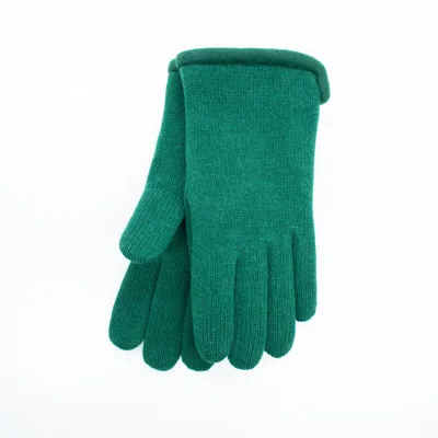 Portolano Gloves With Fleece Lining In Green