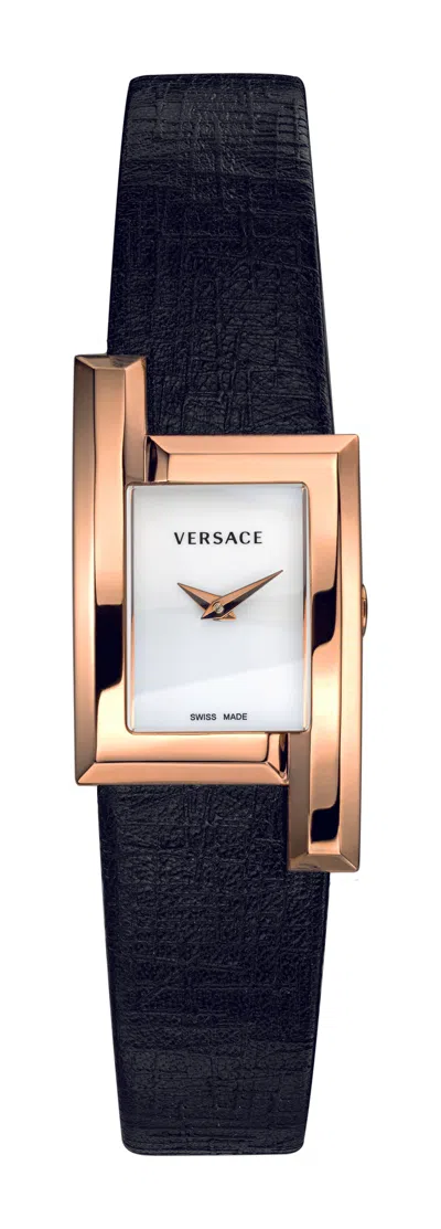 Versace Women's Greca Icon 39mm Quartz Watch In White