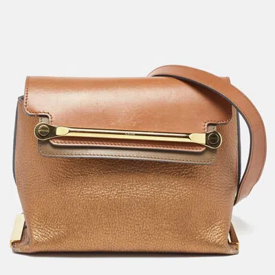 Chloé Tri Color Leather Small Clare Shoulder Bag In Multi
