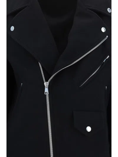 Balmain Coats In 0pa Noir