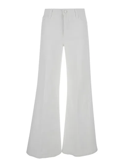 Frame Le Palazzo Jeans In White