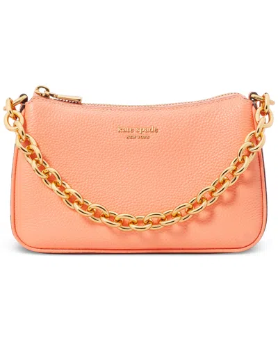 Kate Spade New York Jolie Pebbled Leather Small Convertible Crossbody Bag In Melon Ball