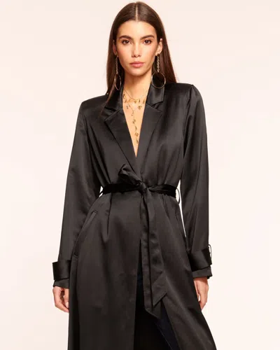 Ramy Brook Alexia Trench Coat In Black