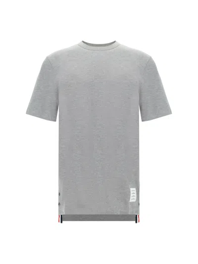 Thom Browne T-shirt In Lt Grey