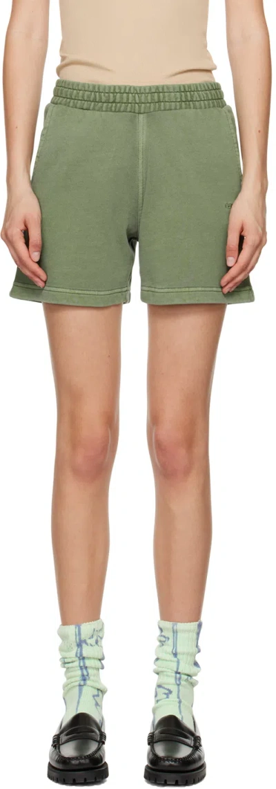 Carhartt Green Duster Shorts In Park Garment Dyed