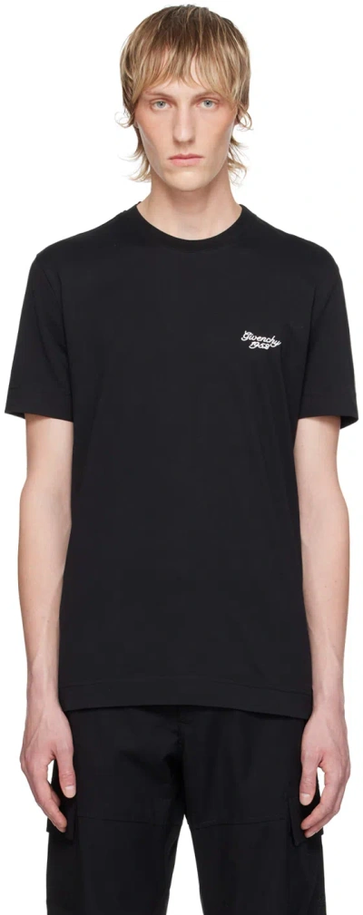 Givenchy 1952 Slim T-shirt In Black Cotton In 001-black