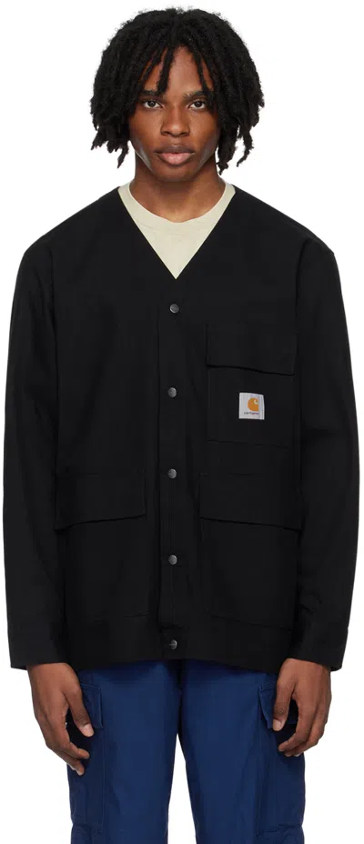 Carhartt Black Elroy Jacket In 89 Black
