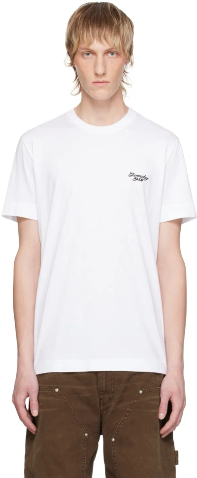 Givenchy White '1952' T-shirt In 100-white