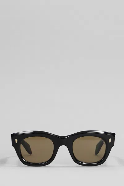 Cutler And Gross 9261 Sunglasses In Black Acetate