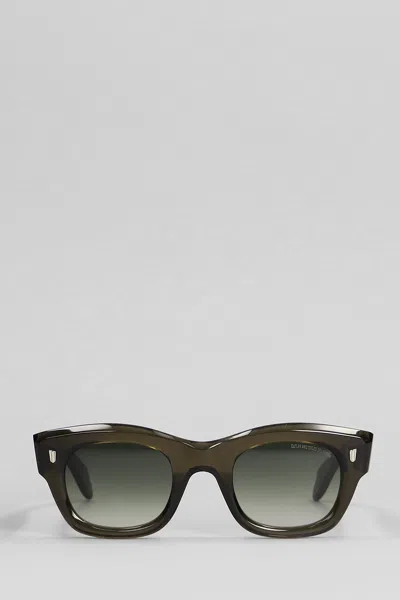 Cutler And Gross 9261 Sunglasses In Green Acetate In Black