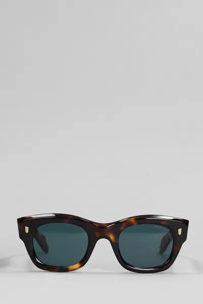 Cutler And Gross 9261 Sunglasses In Brown Acetate In Blue