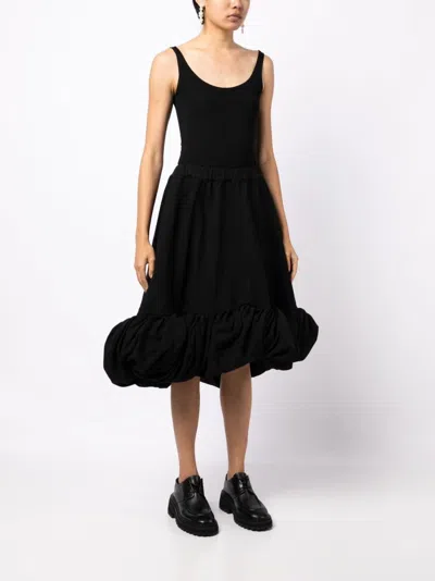 Comme Des Garçons Comme Des Garçons Comme Des Garcons Comme Des Garcons Women's Rouched Pattern Skirt In Black