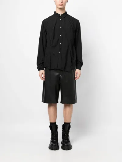 Comme Des Garçons Homme Deux Comme Des Garcons Homme Plus Men's Button Up Shirt In Black