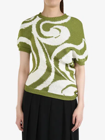 Dries Van Noten Women Asymmetric Sweater In 604 Gre
