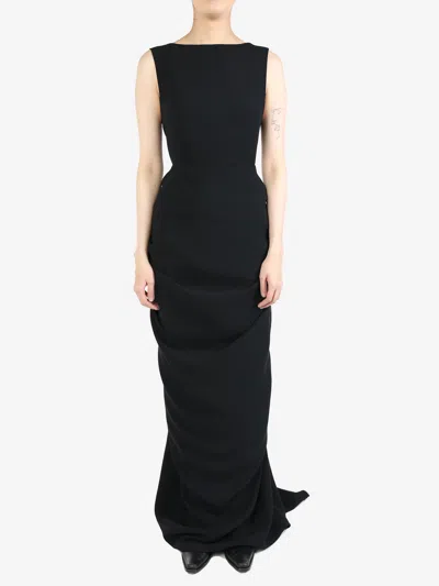 Dries Van Noten Women Floor Length Dress In 900 Black