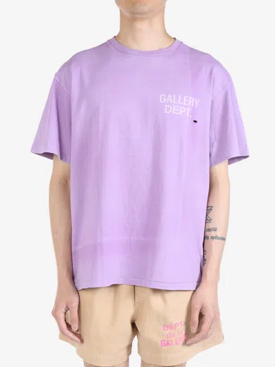 Gallery Dept. Men Vintage Logo Tee In Purple