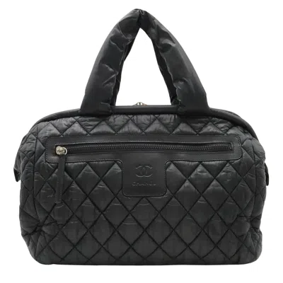 Pre-owned Chanel Coco Cocoon Black Synthetic Tote Bag ()