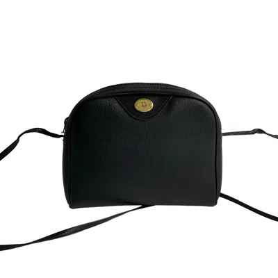 Dior Honeycomb Black Leather Clutch Bag ()