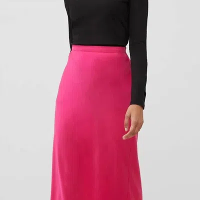 French Connection Ennis Satin Midaxi Slip Skirt | Azalea In Pink