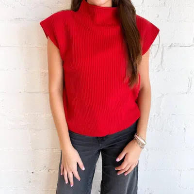 Le Lis Reece Sweater Vest In Red