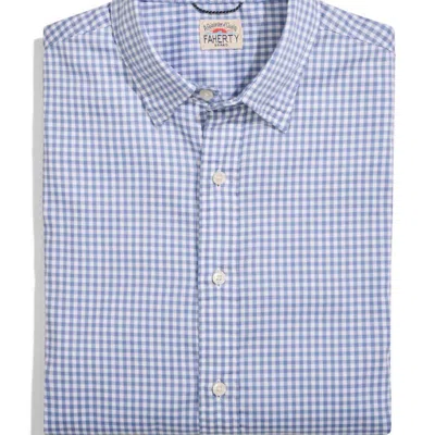 Faherty The Movement Shirt In Light Blue Gingham