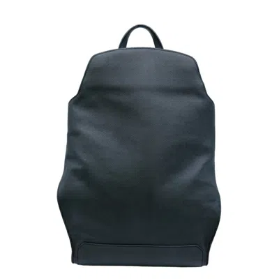 Hermes Hermès Cityback Black Leather Backpack Bag () In Brown