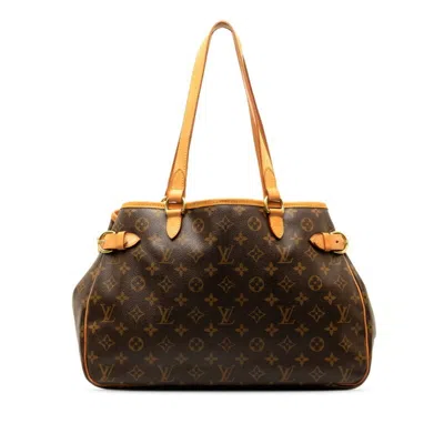 Pre-owned Louis Vuitton Batignolles Brown Canvas Tote Bag ()