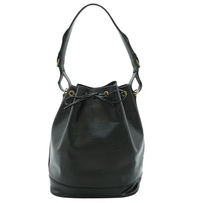 Pre-owned Louis Vuitton Noé Black Leather Shoulder Bag ()