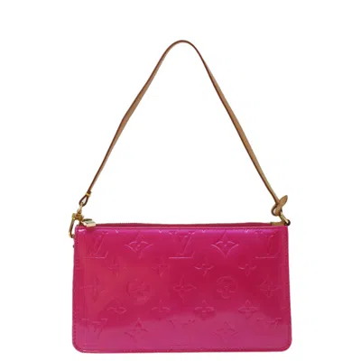 Pre-owned Louis Vuitton Pochette Accessoire Pink Leather Clutch Bag ()