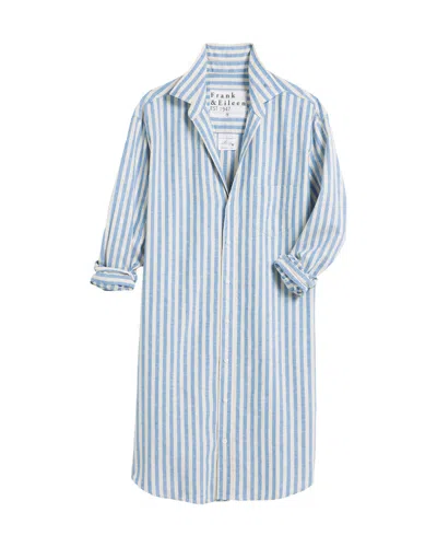 Frank And Eileen Mary Classic Shirtdress In Blue
