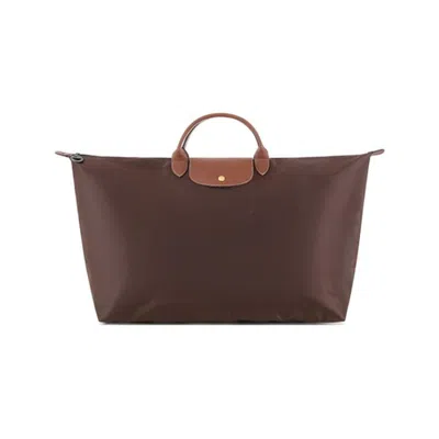 Longchamp Small Le Pliage Original Tote Bag In Braun