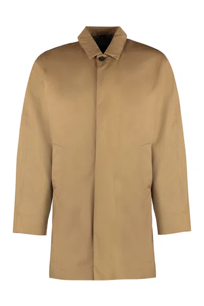 Barbour Rokig Button-front Cotton Jacket In Tan