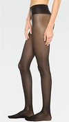 Wolford Neon 40 Glossy Tights In Black