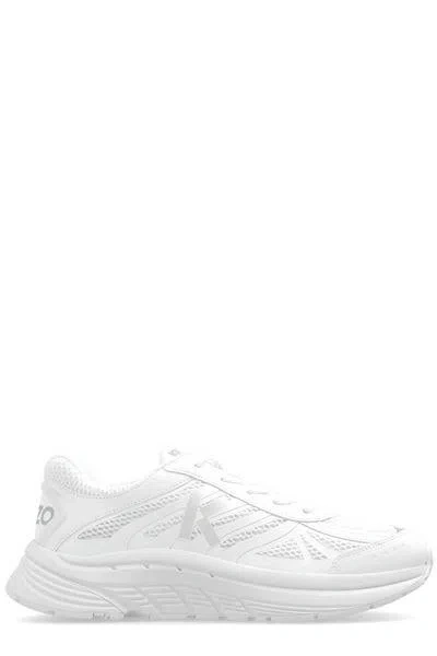 Kenzo Pace Mesh Trainers In White