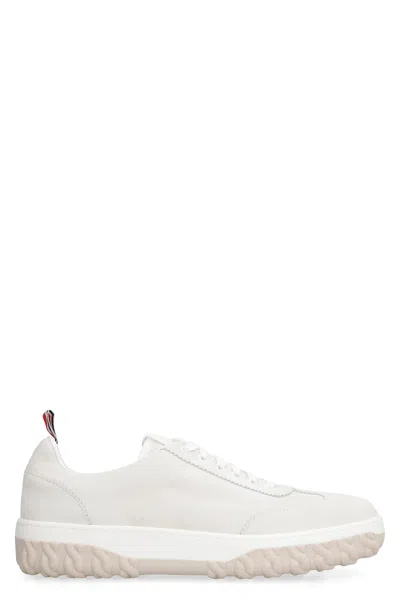 Thom Browne Court Low-top Sneakers In Crema