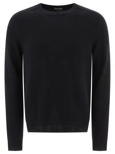 Tom Ford Luxurious Men's Black Cashmere Sweater