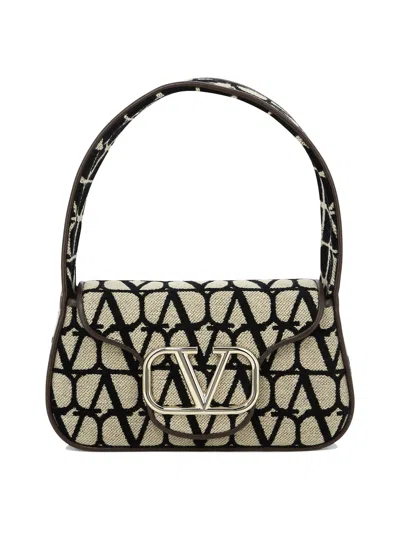 Valentino Garavani Beige Iconographic Handbag For Women In Neutral