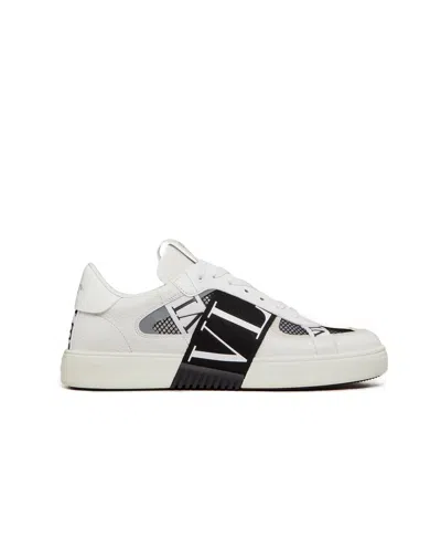 Valentino Garavani White Vl7n Sneakers In Black