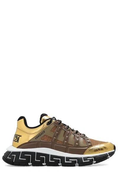 Versace Fashion Forward Men's Sneakers In Mixed Colors By Top Designer In Multicolor