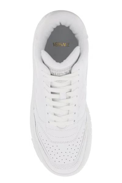 Versace White Odyssey Sneakers For Men