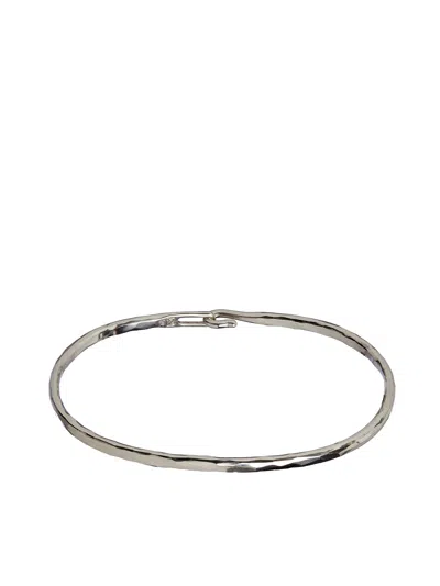 Werkstatt:münchen Stylish Silver Bracelet For Men In Gray