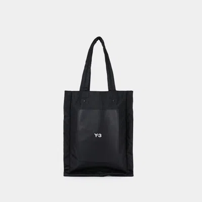 Y-3 Lux Shopper Handbag In Black