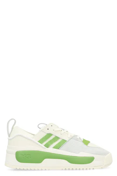 Y-3 Men's Contrast Low-top Sneakers In White For Fw23