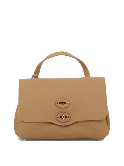 Zanellato "postman Pura Luxethic S" Handbag In Brown