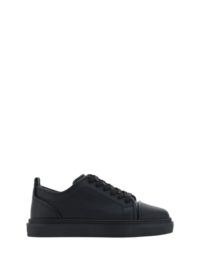 Christian Louboutin Adolon Kunior Sneakers In Black