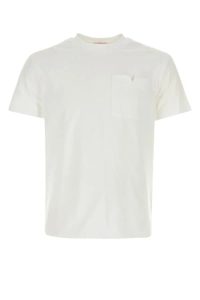 Valentino Garavani Man White Cotton T-shirt