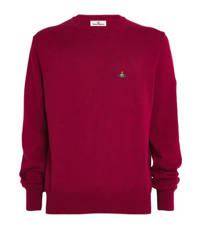 Vivienne Westwood Organic Cotton-cashmere Mini Orb Sweater In Multi