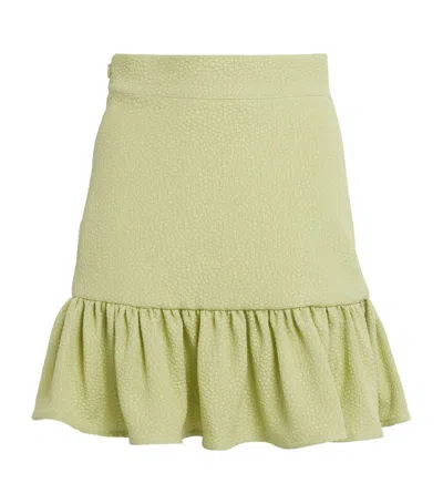 Edeline Lee Millie Mini Skirt In Green